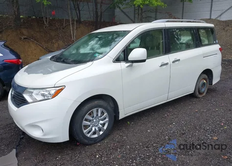 2014 Nissan Quest S from USA, damaged, VIN JN8AE2KP0E9103583